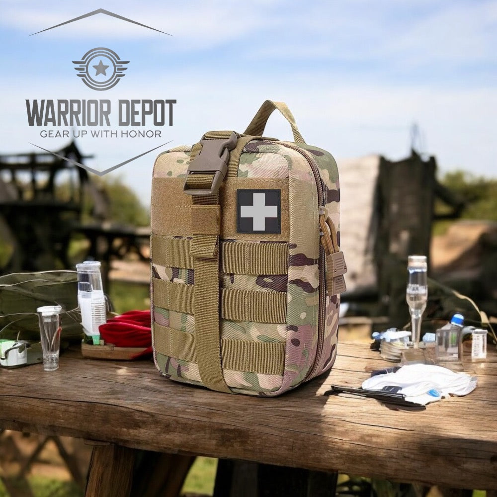 900D Waterproof Nylon Rip-Away Tactical First Aid Pouch - IFAK