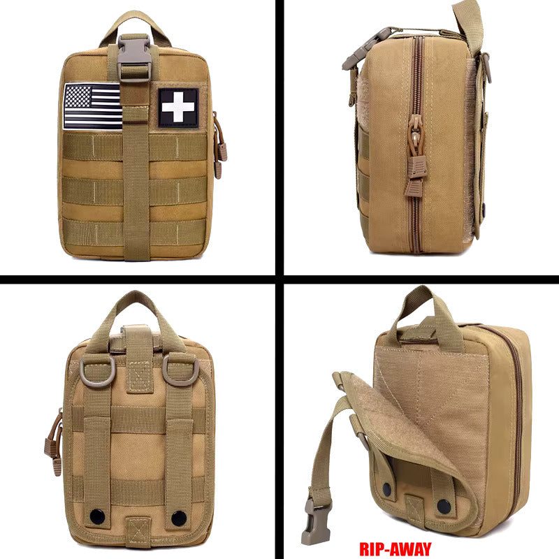 900D Waterproof Nylon Rip-Away Tactical First Aid Pouch - IFAK